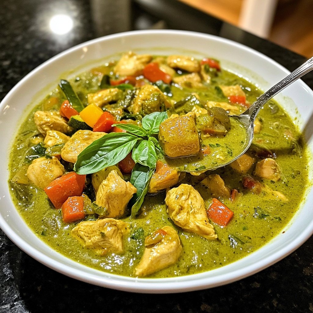 Thai Grünes Curry mit Huhn