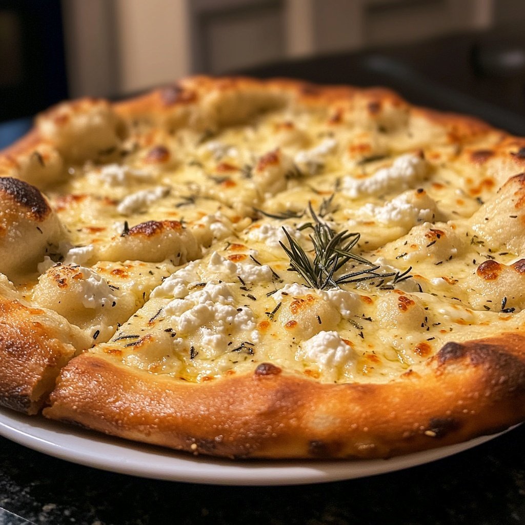 Pizza Bianca mit Rosmarin