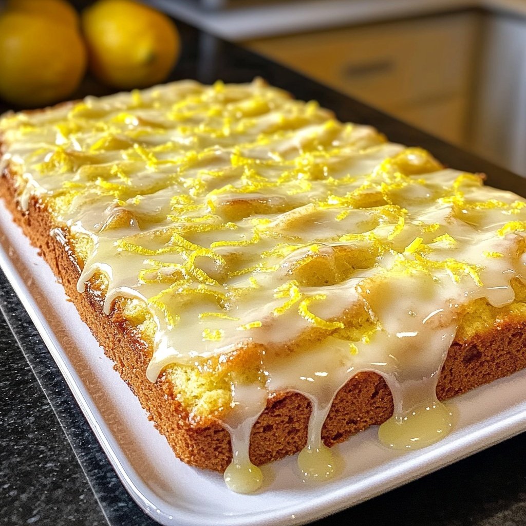 Saftiger Zitronenkuchen