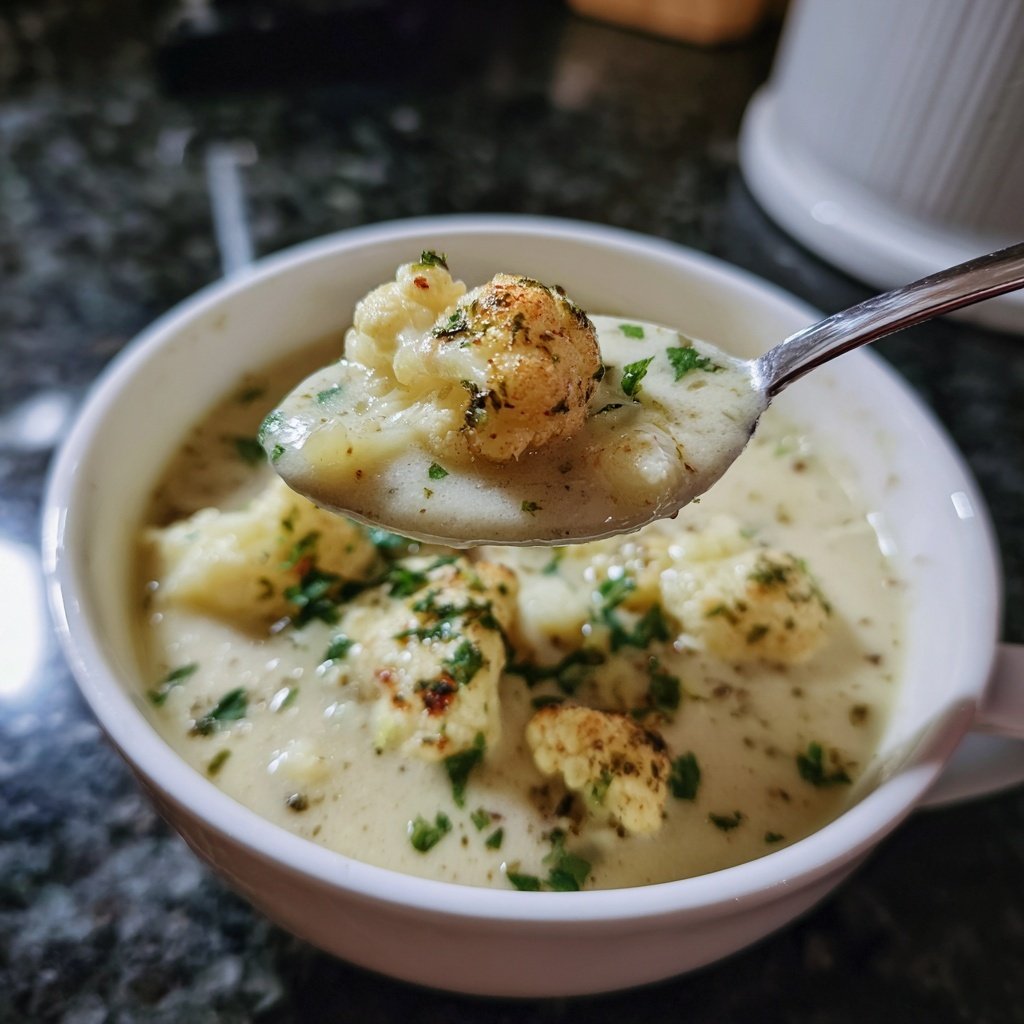 Blumenkohlsuppe vegetarisch